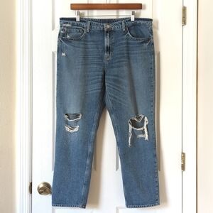 Lucky Brand Sienna Slim High Rise Medium Wash Distressed Boyfriend Jeans 12/31